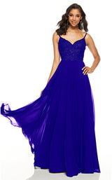 3 of 8 Alyce 60638 Dress Sapphire