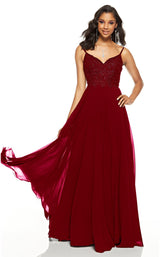 2 of 8 Alyce 60638 Dress Wine