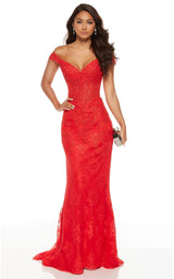 1 of 8 Alyce 60650 Dress Red