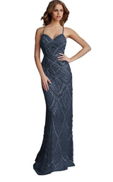 3 of 12 Jovani 60653 Navy
