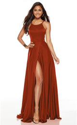 4 of 10 Alyce 60780 Dress Cinnamon