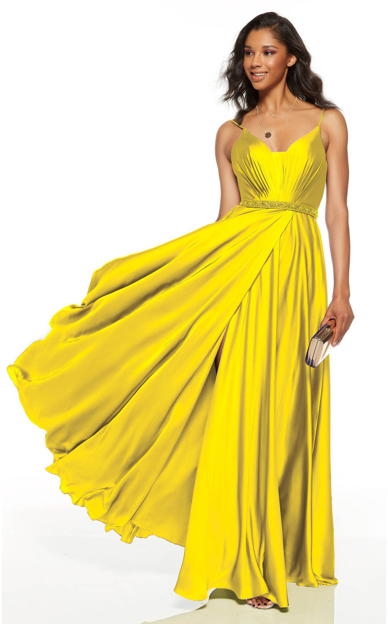 Alyce 60781 Dress Bright-Yellow