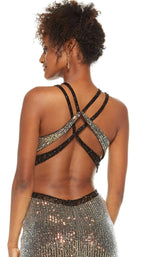 4 of 4 Alyce 60835 Dress Gold-Black