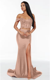 3 of 8 Alyce 60863 Dress Cameo-Pink