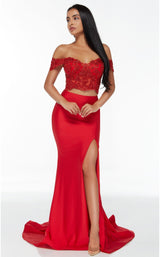 2 of 8 Alyce 60863 Dress Red