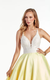 3 of 4 Alyce 60879 Diamond-White-Light-Yellow