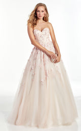 1 of 4 Alyce 60884 Diamond-White-French-Pink