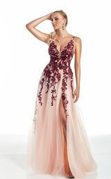 2 of 8 Alyce 60891 Black-Cherry-Blush