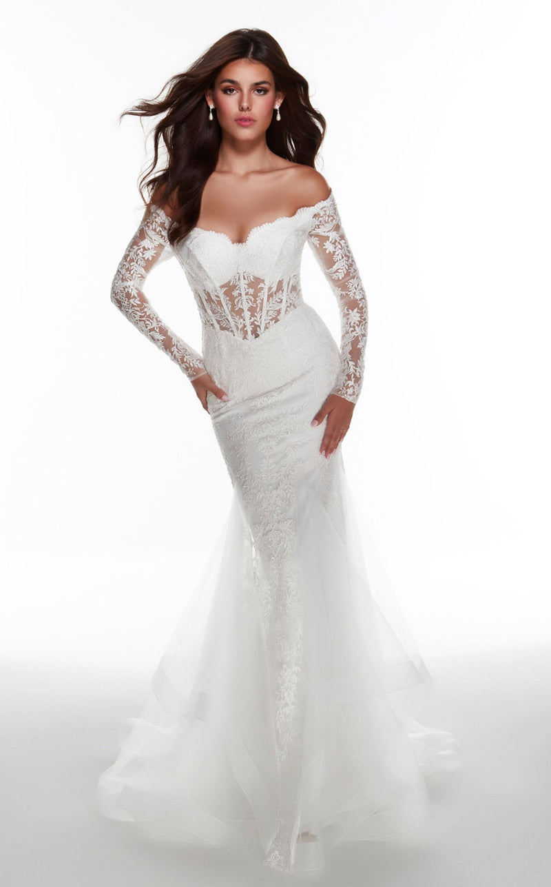 Alyce 60920 Dress Diamond-White
