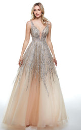 1 of 4 Alyce 61002 Dress Champagne