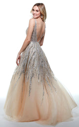 3 of 4 Alyce 61002 Dress Champagne