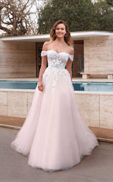 1 of 4 Alyce 61017 Ivory/Pink Champagne