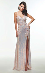 1 of 2 Alyce 61041 Pink-Champagne