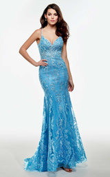 1 of 2 Alyce 61056 Azure-Blue