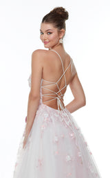 7 of 8 Alyce 61082 Pink-Diamond-White