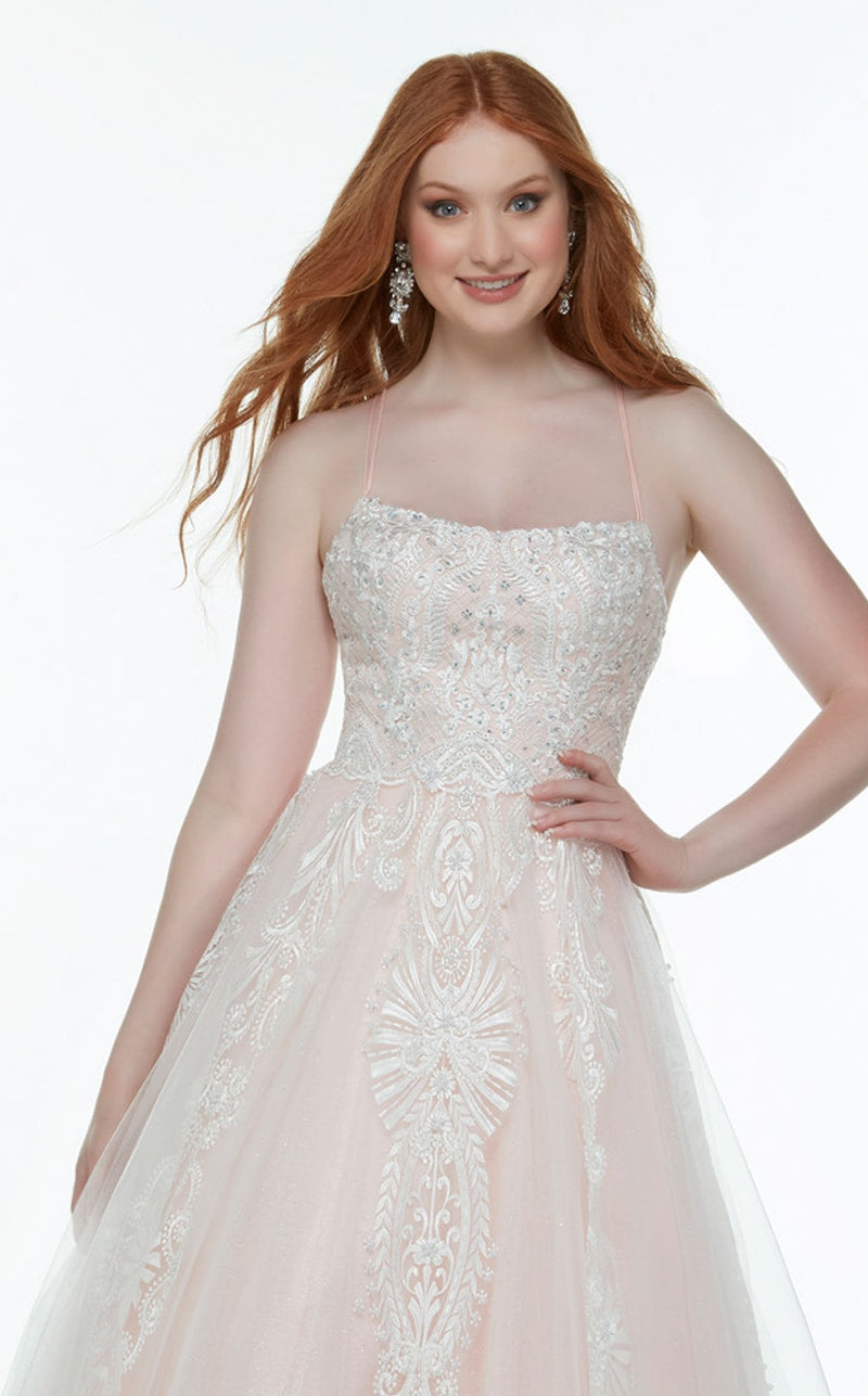 Alyce 61084 Diamond-White-Pink