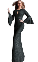2 of 16 Jovani 61104 Gunmetal