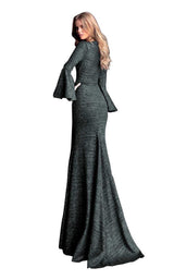 6 of 16 Jovani 61104 Gunmetal