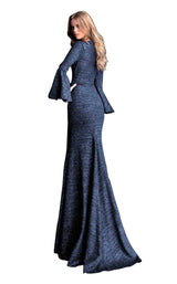 7 of 16 Jovani 61104 Navy