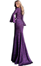 8 of 16 Jovani 61104 Purple