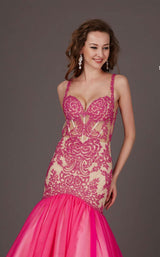 7 of 12 Angela and Alison 61204 Fuchsia/Nude