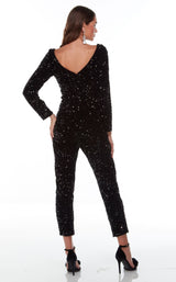 2 of 4 Alyce 61217 Jumpsuit Black