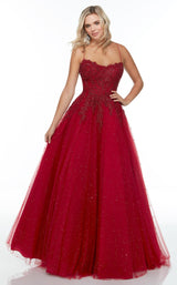 2 of 12 Alyce 61220 Red/Velvet