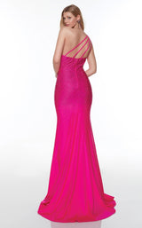 5 of 6 Alyce 61253 Dress Electric-Fuchsia