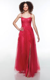 1 of 4 Alyce 61255 Dress Cerise