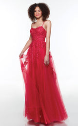 3 of 4 Alyce 61255 Dress Cerise