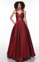 1 of 3 Alyce 61258 Dress Claret
