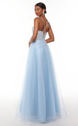 4 of 4 Alyce 61277 Dress Sky-Blue