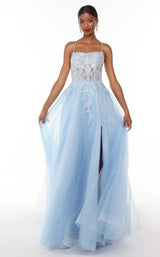 2 of 4 Alyce 61277 Dress Sky-Blue