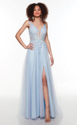 2 of 3 Alyce 61280 Dress Glacier-Blue