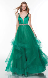 1 of 3 Alyce 61284 Dress Emerald