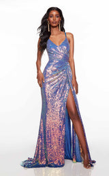 1 of 3 Alyce 61354 Purple-Opal