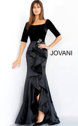 1 of 2 Jovani 61551 Black