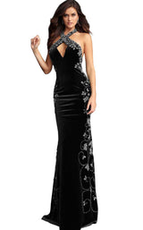 1 of 8 Jovani 61655 Black