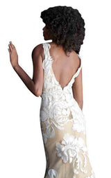 4 of 4 Jovani 61962 Nude-White