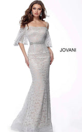 1 of 2 Jovani 62053 Silver