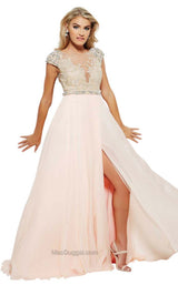 2 of 4 Mac Duggal 62503M Light Peach