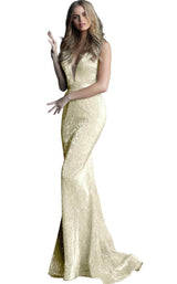 1 of 28 Jovani 62507 Champagne