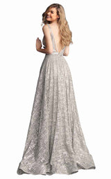 4 of 12 Jovani 62515 Silver