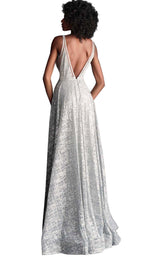 6 of 12 Jovani 62515 Silver
