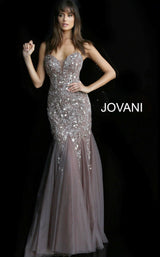 1 of 2 Jovani 62587 Mink