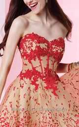 3 of 4 Alyce 4432 Red/Nude