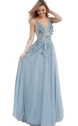 1 of 4 Jovani 62669 Teal
