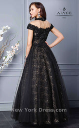 2 of 2 Alyce 5707 Black/Nude