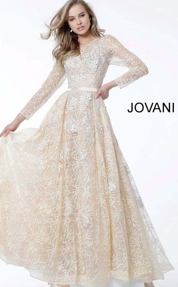 Jovani 62701 Champagne