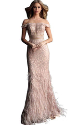 1 of 4 Jovani 62744 Rose Gold